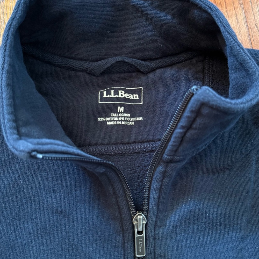 L.L. Bean Full Zip-Up Sweater Jacket - Picture 3 of 13